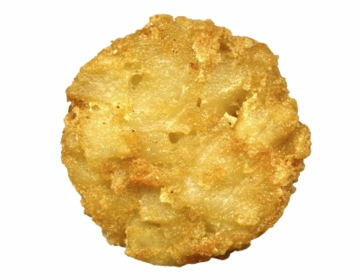 A crispy potato hash brown