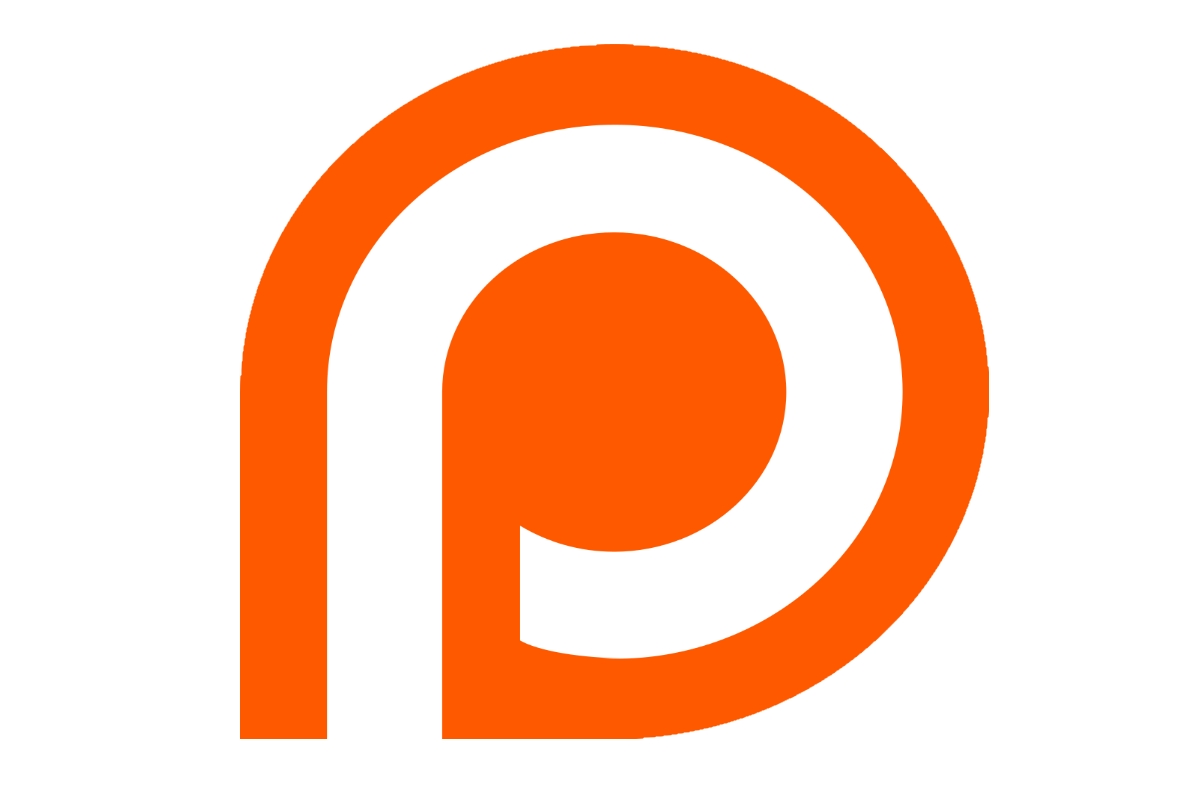 Image: Patreon's 'orange letter P' logo